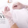 10 paires d'été gants de conduite résistants aux UV maille résille dentelle mitaines doigt complet mariée mariage crème solaire gants extensibles
