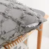 クッション/装飾的な枕のリネンクッションカバー45 * 45 cmソリッドカラーボホシックな装飾秋の投球カバー