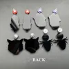 4 Stil Cadılar Bayramı Dungle Küpe Kadın Hayalet Ağız Kafatası Kara Kedi Kabak Damla Küpe Kadın Mücevherleri Modeli Akrilik Accessor6612148