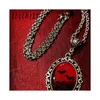Blood and Bat Dracula Inspired Resin Collier Black Witch Witchcraft4669046