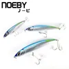 NOEBY Laser-Surface Sinking Big Pencil Ocean Boat Fishing Lure Thru-Wire-Construction 3x-Strength Hook For Tuna GT Sea Fish 220624