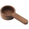 Coffee Scoops 8g/10g Walnut Wooden Measuring Spoon Scoop Coffee Beans Bar Home Baking Tool Measuring Cup For Kitchen