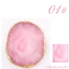 DIY Nailss Tracments Art Tool Tool Quality Painting Color Plate Resin Natural Agat