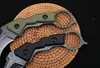 미니 Olecranon 발톱 Karambit 나이프 D2 블레이드 G10 핸들 전술 포켓 고정 블레이드 사냥 낚시 EDC 서바이벌 도구 나이프 A3978