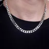 Klasyczny solidny 925 Sterling Sier Włoski kubański link Curb Gruby ciężki łańcuch linowy Naszyjnik Dalej biżuterii dla mężczyzn