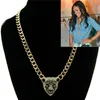 Western Style Long Pendant Necklaces Fashion Unisex Leopard Head Necklace High Quality Alloy Trendy Necklaces