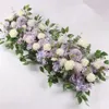 Fast 9 Farben Hochzeitsdekorationen 100 cm dekorative Blumen DIY Hochzeit Blumenwandarrangement Zubehör Seide Pfingstrosen Rose künstliche Reihe Dekor Eisenbogen Hintergrund