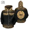 Marka francuska Polynesia Tahiti Flaga Flaga Plemienna Kultura Retro Tattoo Dostosuj Tracksuit Men Kobiet 3dprint Funny Hoodies 13 220707