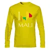 Men's T-Shirts Man Clothing Print Tees Short Sleeve O-Neck MALI I Love Culture Flag T SHIRT Men Summer Style