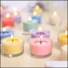 Fragr￢ncias de velas perfumadas Decora￧￣o de jardim de moda de vidro rom￢ntico de vidro para decora￧￵es de casamento Mini Love Gel Gel Wax Supplies Drop D D Drop