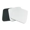 사각 승화 네오프렌 코스터 10cm 블랭크 흰색 직물 매트 패드 드링크를위한 열전달 승화 홈 부엌 바 테이블 액세서리
