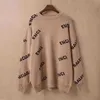 Pull femme pull femme pull col rond pull lettre broderie mujer sweat survêtements pulls couple pulls vêtements d'extérieur crochet vêtements