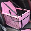 Dog Car Seat Ers Supplies Pet Home Garden Oxford Waterproof Carrier Pad Safe Carry House Folding Cat Puppy Bag Travelling Basket Products