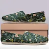 Пользовательские обувь Canvas Loafers Casual Sneaker Men Men Women Did Patter