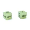 2 pçs / set sexy dice engraçado 6 lados jogos adultos eróticos dices romance amor amor humor jogo de jogos novidade festa presente brinquedos para casal