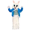 Пасхальный жилет Кролик Талисман Костюмы высочайшего качества Мультяшный наряды персонажей Взрослые Размер рождественской карнавал день рождения