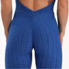 Moda Donna Tuta sportiva sexy aperta sul retro Yoga Set Tuta fitness tuta da donna controllo della pancia Pantaloni da palestra Abbigliamento sportivo 220330