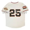 QQQ8 AIR01 2002 RETRO 25 BARRY BONDS JERSEY 55 Tim Lincecum 8 Hunter Pence 28 Buster Posey 2010 2012 WS Patch 2007 All Star Vintage Baseball Jerseys