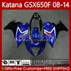 Bodys Kit for Suzuki Katana GSX-650F GSXF 650 GSXF-650 08-14 120NO.11 GSX650F GSXF650 08 09 10 11 12 13 14 GSX 650F 2008 2009 2012 2012 2012 2012 2012 2014 Fairing Factory Blue