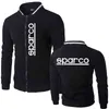 Sparco Fall Winter New Herr Långärmad Zip Sweatshirt Hip Hop Streetwear Sik Jacket Man