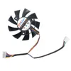 Fans Coolings FD8015U12D Videokortfläkt Cooler för Asus Radeon RX 5700 5700XT GTX 1660 1660TI TUF X3 OC Grafikkylningsfanfans
