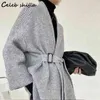 New Sweater Cardigan for Women Autumn Winter 2022 Grey vintage chique chique chico