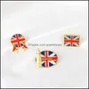 Pins Brooches Jewelry Cartoon Union Jack Round Square Brooch Building Big Ben Telephone Booth Shape Lapel Pin Unisex Alloy Oil Pai8847727