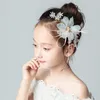 Accessoires cheveux 2022 enfants perle fleur Clips tout-petits filles épingles à cheveux coréen Barrettes mariage enfants