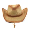 Western Cowboy Hat Men Panama Outdoor Summer Beach Cap Women Sombrero Vaquero Hombre Chapeu Wide brim Men's Straw Sun Hat