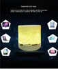 Ny Mini Portable Bluetooth -högtalarbil Audio A9 Dazzling Crack LED Wireless Speaker Subwoofer högtalare TF Card USB laddning Personlighet