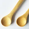 Jam Drewniana łyżka Ecofriendly Japonia Tableware Bamboo Scoop Kawa Honey Tea Spoon Mieszanka