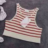 Summer Elastic Vests for Women's Tanks Fashion Letter Camis Vest Tops Print Brand Camis Outdoor Breathable Soft Touch Girls Sport Tee