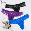 Women Sexy See Through Lace Briefs Knickers G-String Ladies Lingerie Womens Exotic Thong T-back Temptation Underwear 220505