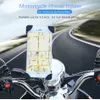Motorcycle Phone Halder Stand Motorbike Rehrower Miroir support avec protecteur de bord pour Samsung Huawei Xiaomi LG248032855398250606