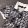 B1228 Designer Letters doppia F T-shirt da donna Gonne Pantaloni a due pezzi Set Pantaloncini Estate Casual Maglietta allentata Pantaloni di marca di moda per le donne