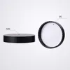 50g 80g 100g Clear PET Plastic Cream Bottle Cosmetic Jar Thick Wall Lip Balm Jars with Black Lid & PP Gasket