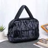 Large Capacity Shoulder Bag For Women 2021 Winter Nylon HandBags Luxury Space Pad Cotton Crossbody Tote Bags Ladies Down Bag New G220429