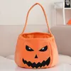 Creative Decorative Props Halloween Pumpkin Bag Children's Portable Candy Bags Ghost Festival Hand-carried Bucket B6