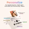 Personalized Acrylic Spotify Scan Code Music Keychain Song Singer Name Album Cover Plaque Keyring Women Men Custom Po Gifts 220516