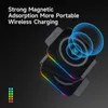 Foldable 3 in 1 Wireless Chargers Magnetic Charging Station RGB Indicator Light Fast Wireless Charger Pad Compatible for iPhone 13/12/SE/11/XS/8/AirPods/Apple Watch