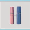 Party Supplies 5Ml Spray Per Bottle Portable Metal Case Mini Pers Sub-Bottling Compact Atomizer Scent Travel Refillable Cosmetic Drop Delive