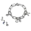 Bracelet en argent 925 breloques amulette en argent Sterling 925 fabrication de bijoux perles Fit Bracelet Pandora