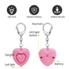 Household Sundries Heart-shaped alarm with keychain and light children self-defense wolf-proof artifact LK115