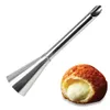 Cream IceCing Piping Munstycke Tips 1PC Rostfritt stål Cupcake Puffs Injektion Russisk sprutan Puff Nozzle Tips Pastry Take Tools