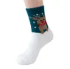 2022 Chaussettes de Noël Elk chaussettes en molleton de corail épaissie chaussette de sol en gros chaussettes de Noël 0630