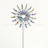 Металлическая ротационная ветряная мельница мода многоцветный кованый железо ветряная мельница летняя открытая декомпрессия игрушки