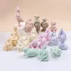 Stampo in silicone per yoga Arte del corpo umano Decorazione per la casa Modellatura Donna grassoccia perfetta Cera di soia Grande stampo per candele per la produzione di sapone 220611