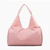 LU-9B07 Bolsos de Yoga Unisex, bolso de lona de viaje para playa, bolsos de hombro de gran capacidad, bolsas impermeables para ejercicio físico con almacenamiento de zapatos