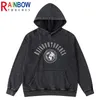 Rainbowtouches Washed Phoodie Men High Street Fashion Blinds Box Trend Hip Hop Unisex優れた品質衣料220812