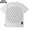 Mannen Oversize T-Shirt Hip Hop Streetwear Golf Punt Print Harajuku T-shirt Zomer Korte Mouw T-shirt Katoen Losse Tops Tees 220621